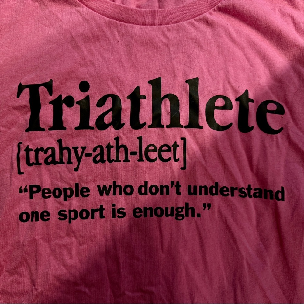 Pink Ladies XL Triathalon Tshirt